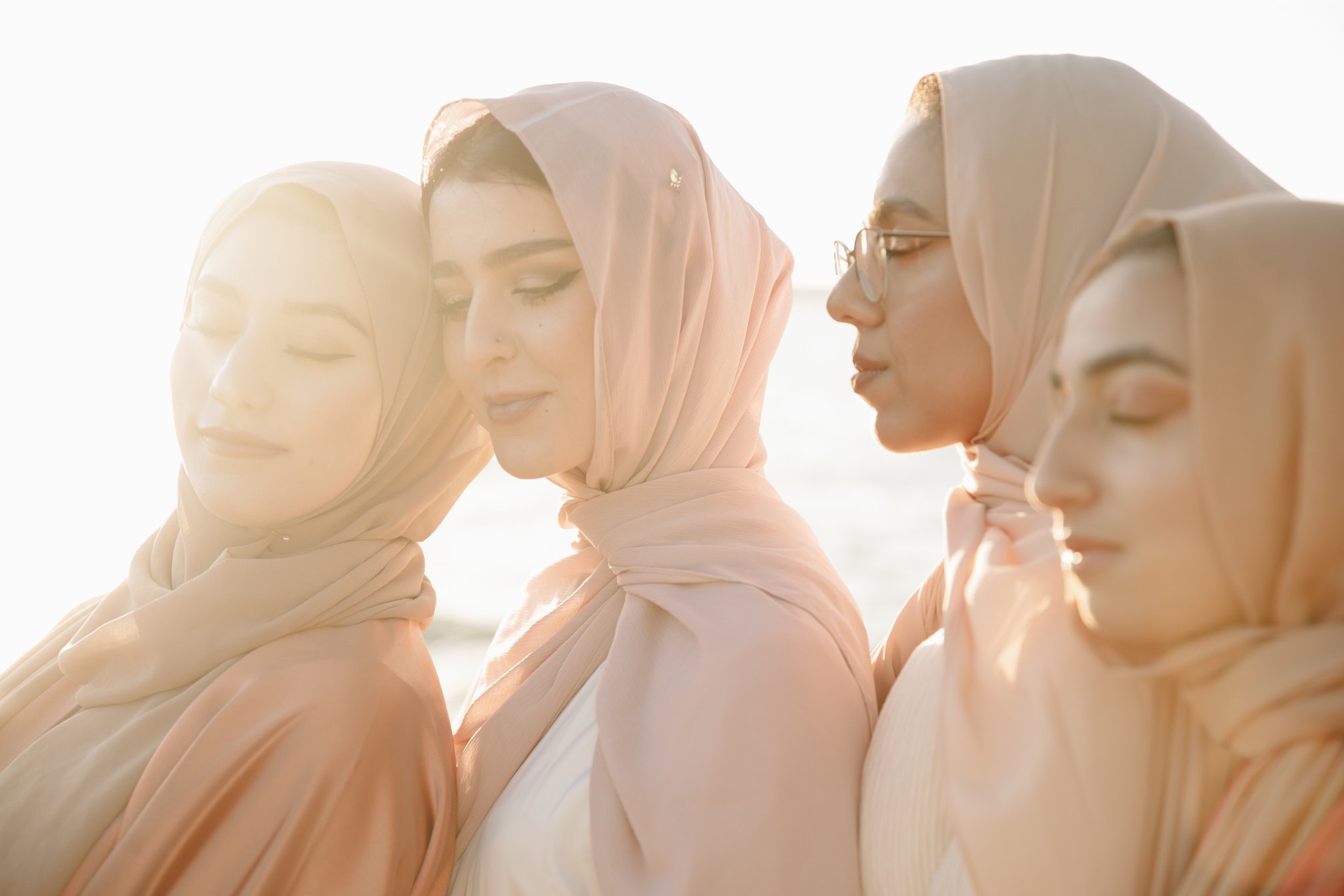 Group of Women Wearing Hijab 